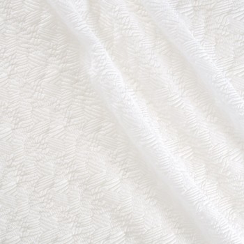 White jacquard cloqu?